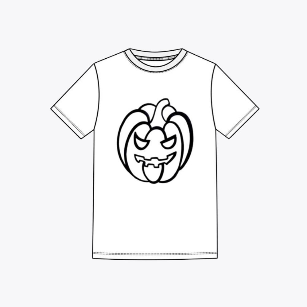 Spooky Pumpkin Face T-Shirt